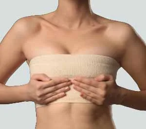 Menu discussing breast implant sizing options and considerations for choosing a larger size